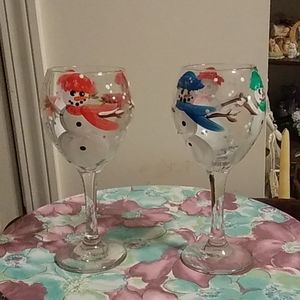 Xmas Wine Glasses (2)